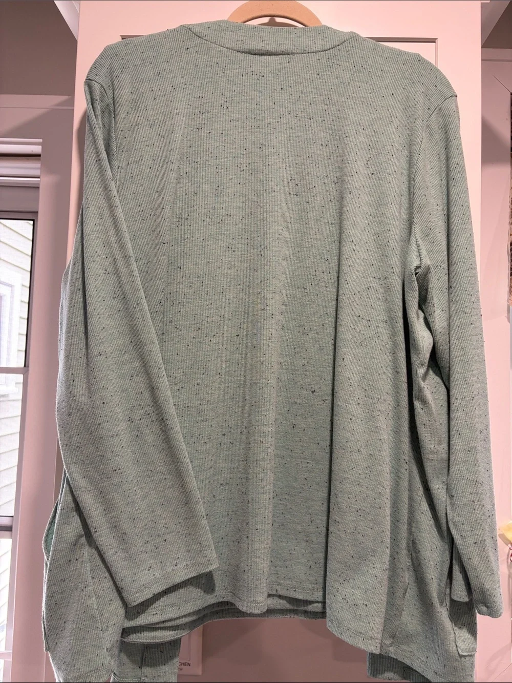 J.Jill Mint Green Open-Front Cardigan with matching tank:  2 piece set